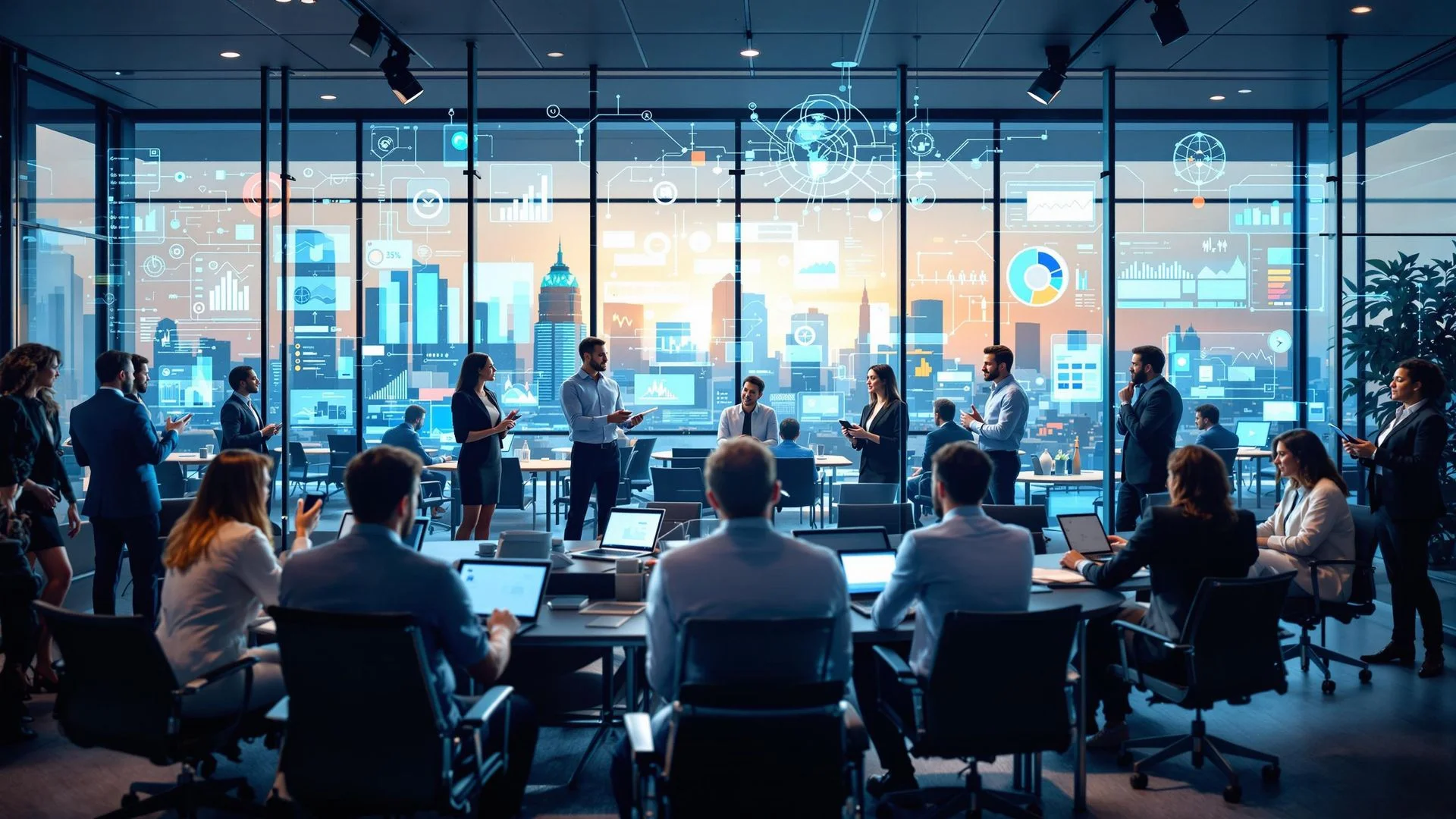 Expert panel reviewing candidates in a modern boardroom, representing Octopyd’s expert referral service